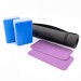 Килимок для йоги, фітнесу та спорту + блок для йоги 2шт + килимок-упори під коліна 2шт OSPORT Set 61 (n-0091)