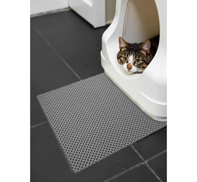 Килимок для котячого туалету під котячий лоток 60х40 см OSPORT (R-00031)