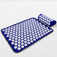 Массажный коврик Аппликатор Кузнецова + валик массажер для спины/шеи/ног/стоп/головы/тела OSPORT (apl-037)
