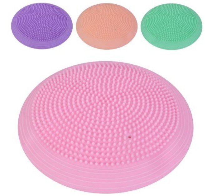 Балансувальна подушка (диск) масажна для йоги та фітнесу (масажер для ніг/стоп/тіла) OSPORT (MS 1651-9)