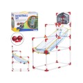 Детский баскетбольный игровой набор, детское баскетбольное кольцо на стойке с сеткой OSPORT (MR 1322)