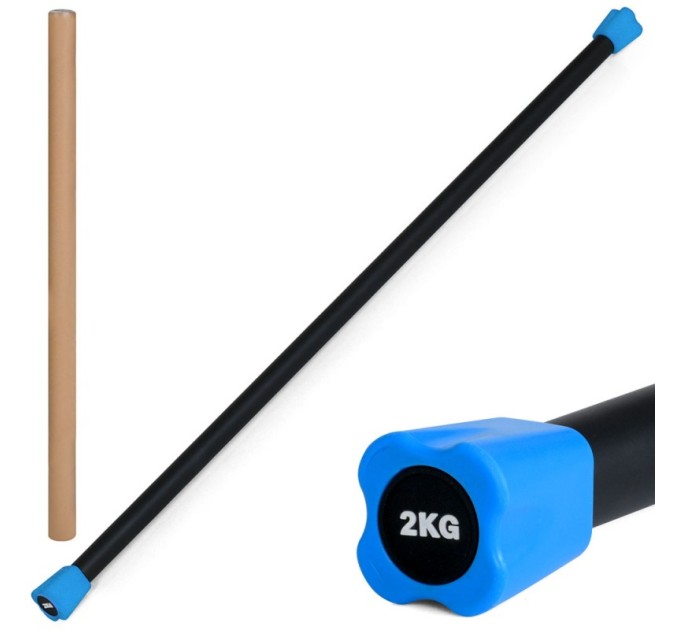 Гімнастична палка тренувальна (Бодибар) Body Bar OSPORT 2кг (MS 4154-2)