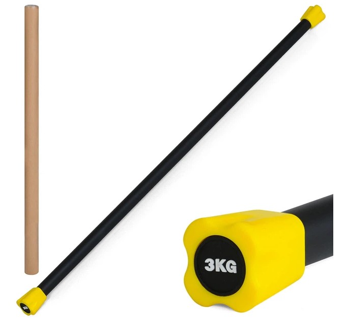 Гімнастична палка тренувальна (Бодибар) Body Bar OSPORT 3кг (MS 4154-3)