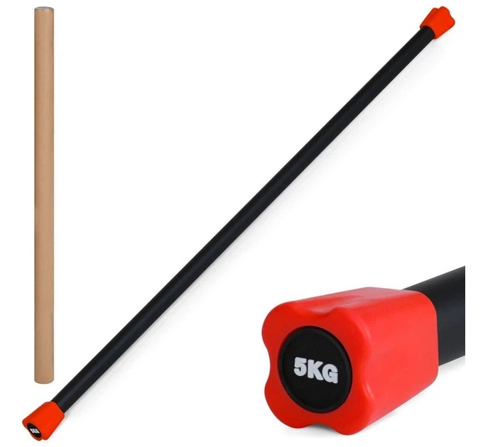 Гімнастична палка тренувальна (Бодибар) Body Bar OSPORT 5кг (MS 4154-5)