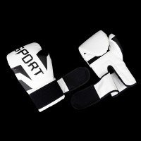 Перчатки боксерские для бокса 10 унций на липучке кожа PU OSPORT (bx-0097)