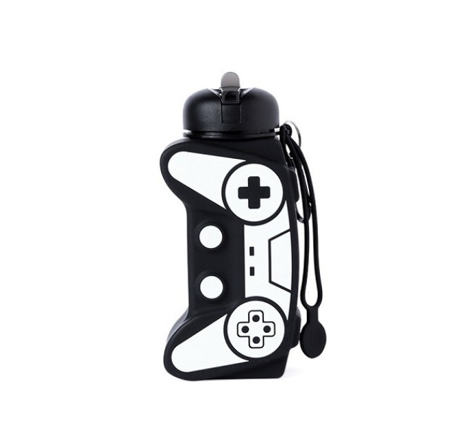 Спортивна складна пляшка для води з карабіном, пляшечка для спорту та тренувань 550мл OSPORT (MS 4955)