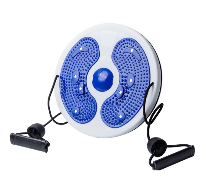Диск здоровья Грация массажный с эспандерами (тренажер для талии, позвоночника, пресса) OSPORT (MS 4977)