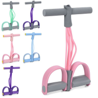 Многофункциональный тренажер эспандер для мышц ног рук спины плечей с упором для ног OSPORT (MS 4978)