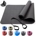 Коврик для йоги и фитнеса EVA 4мм OSPORT Yoga Pro (йога мат, каремат спортивный, гимнастический коврик для тренировок) + ручка переноска (OF-0340)