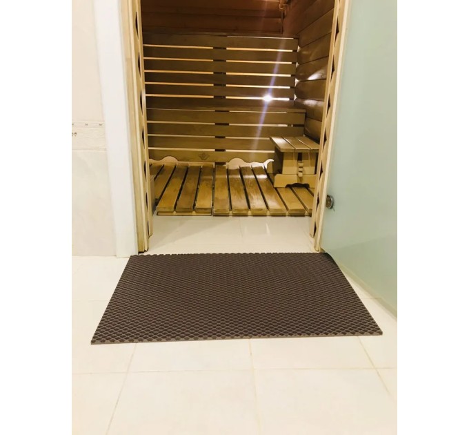 Коврик придверной в прихожую для обуви грязезащитный 80х60 см OSPORT EVA (R-00041)