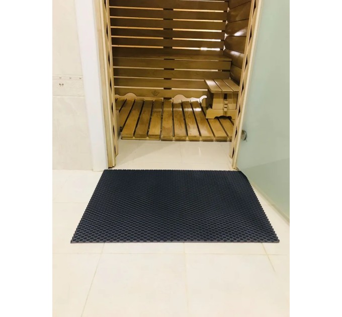 Коврик придверной в прихожую для обуви грязезащитный 80х60 см OSPORT EVA (R-00041)