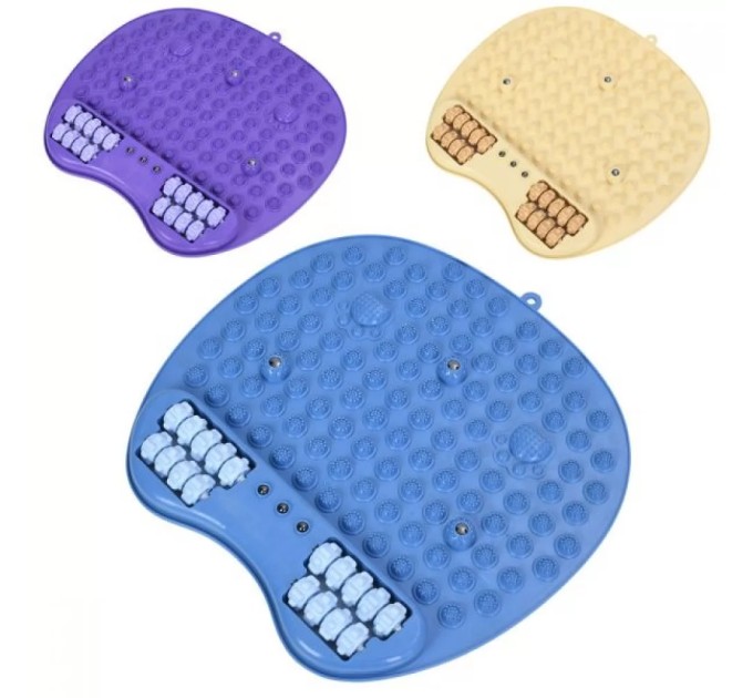 Массажный ортопедический акупунктурный коврик с магнитами для массажа ног и стоп OSPORT (MS 4972)