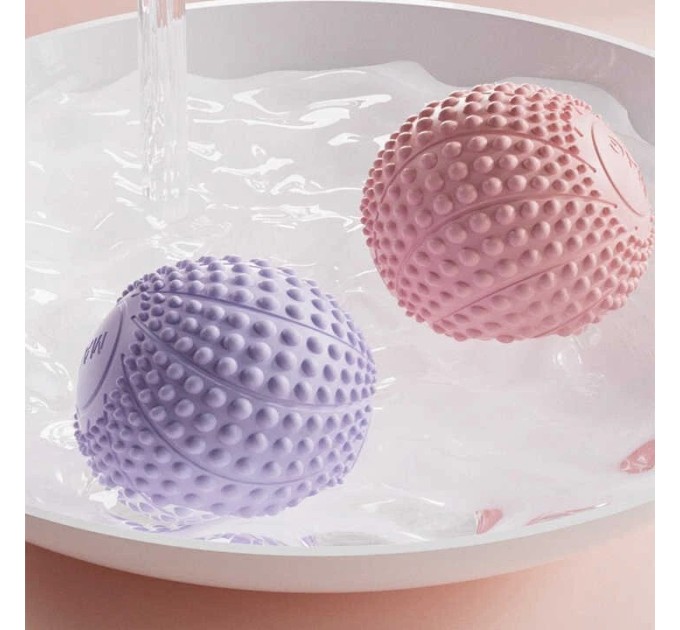 Массажный мячик, массажер для спины, шеи, ног (самомассажа МФР) TPE OSPORT 6.5см (MS 4974)