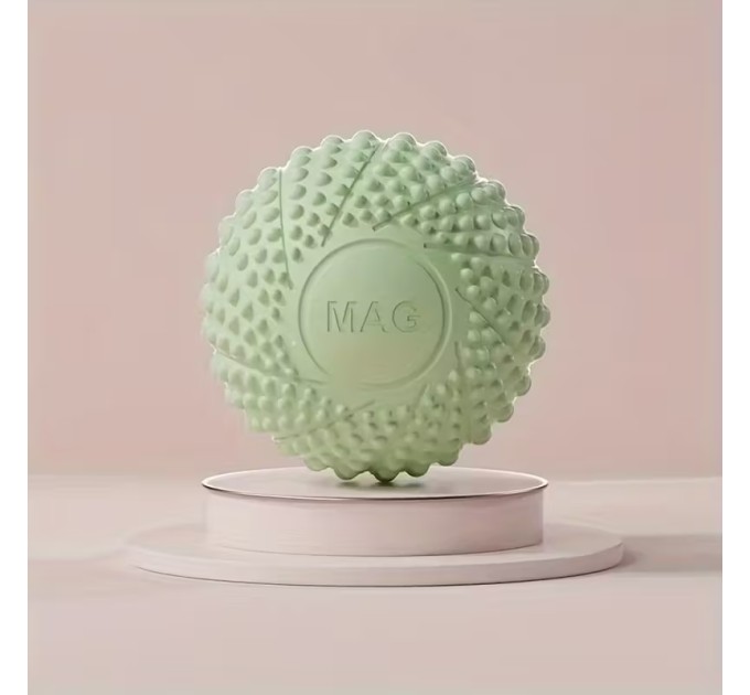 Массажный мячик, массажер для спины, шеи, ног (самомассажа МФР) TPE OSPORT 6.5см (MS 4974)