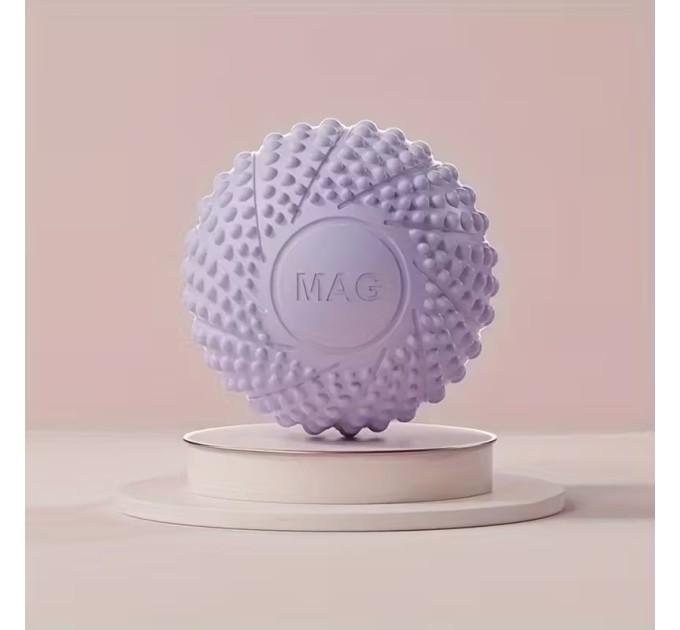 Массажный мячик, массажер для спины, шеи, ног (самомассажа МФР) TPE OSPORT 6.5см (MS 4974)