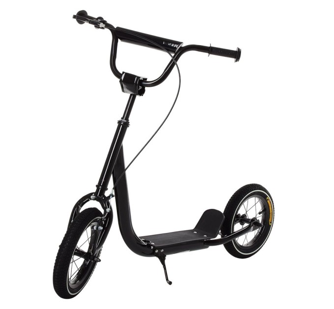 Самокат двоколісний дитячий (підлітковий) з надувними колесами та ручним гальмом OSPORT (SR 2-046-B)