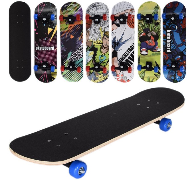 Скейт (скейтборд) дитячий дерев'яний для трюків 70x20см колеса із ПВХ OSPORT (МS 0354-4)