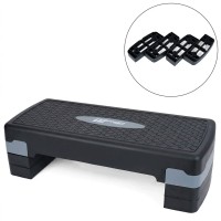 Степ платформа триступенева регульована (степ-дошка тренажер для аеробіки, фітнесу) OSPORT (MS 0533-3)