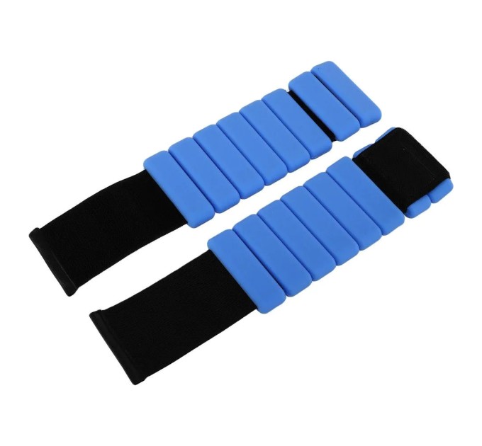 Утяжелители для ног и рук (манжеты для фитнеса и бега) OSPORT 2шт по 1кг (MS 4966-2)