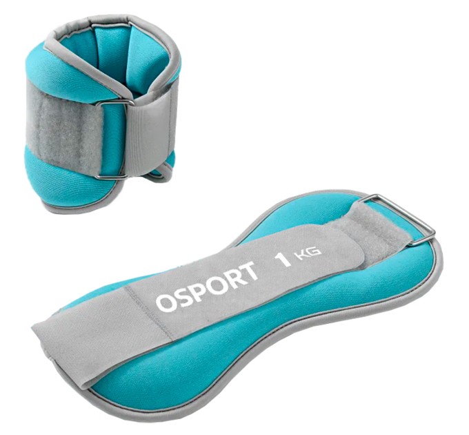 Обтяжувачі для ніг та рук (манжети для фітнесу та бігу) OSPORT 2шт по 1кг (OF-0306)