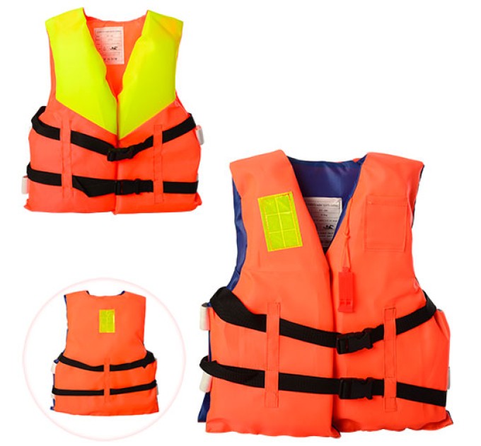 Дитячий пляжний рятувальний жилет для плавання на застібках 4-10 років Profi (D25624)