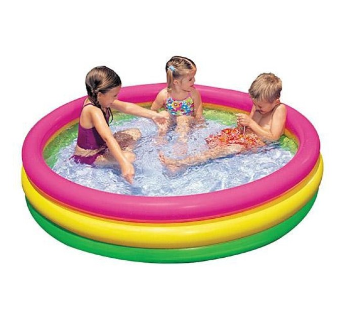 Детский круглый надувной бассейн Profi (57412)