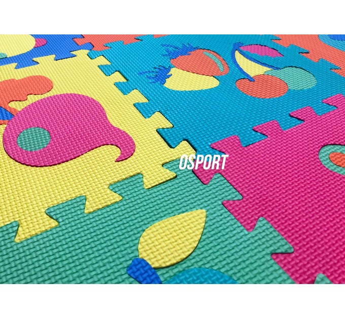 Дитячий ігровий килимок-пазл (мозаїка головоломка) OSPORT 10шт (M 0376)