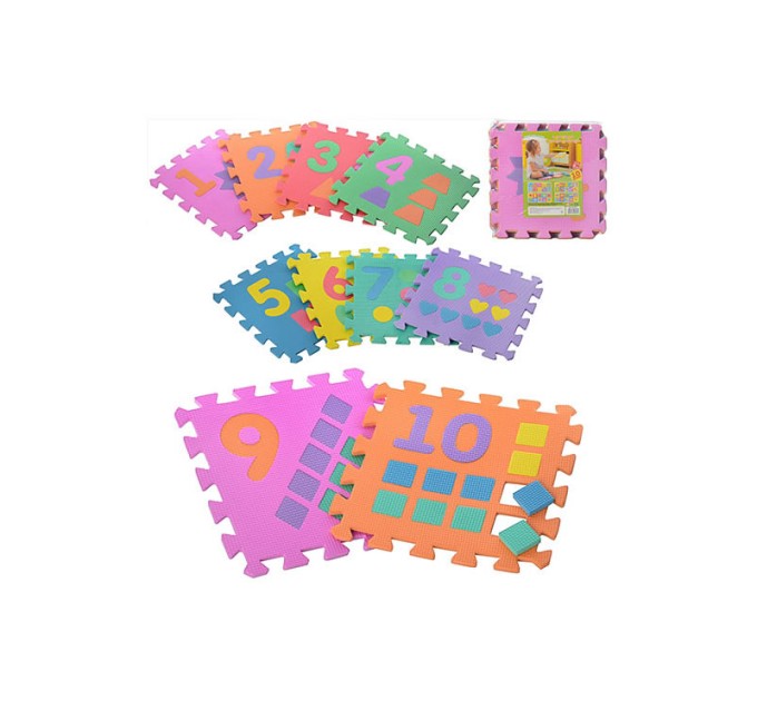 Дитячий ігровий килимок-пазл (мозаїка головоломка) OSPORT 10шт (M 0375)