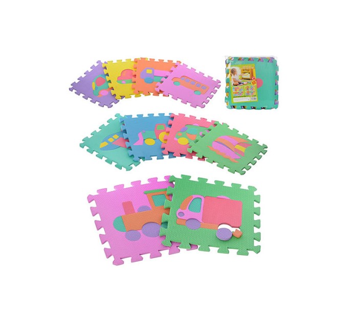 Дитячий ігровий килимок-пазл (мозаїка головоломка) OSPORT 10шт (M-0377)