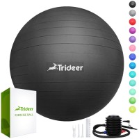 М'яч для фітнесу (фітбол) сатин із насосом Trideer 55см (MS 3217)