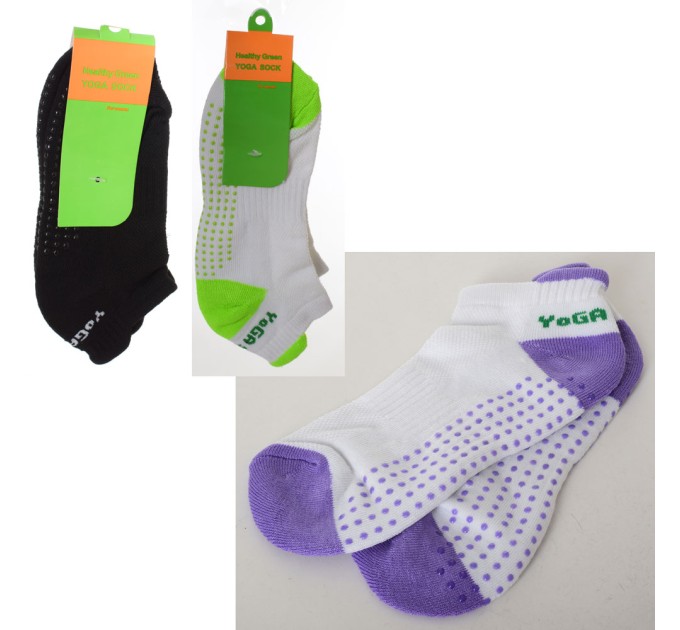 Шкарпетки для йоги (фітнесу) та спорту безрозмірні Profi (MS 2864-1)