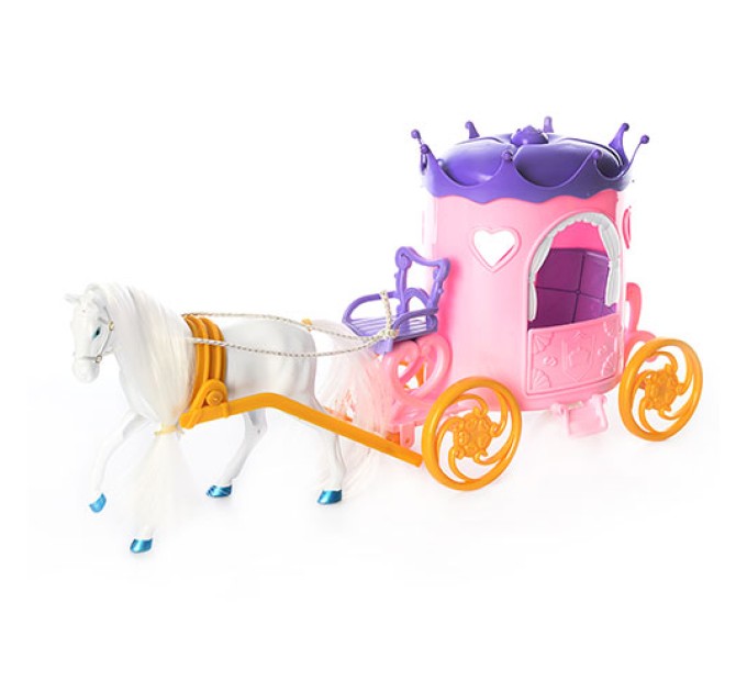 Дитяча іграшка карета принцеси з конем Metr Plus (315)