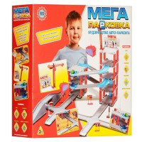 Гараж іграшковий на 6 рівнів з чотирма машинами та ліфтом Metr Plus (922)
