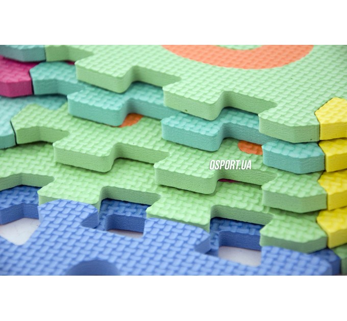 Детский игровой развивающий коврик-пазл (мозаика головоломка) OSPORT 36шт (M 0378)