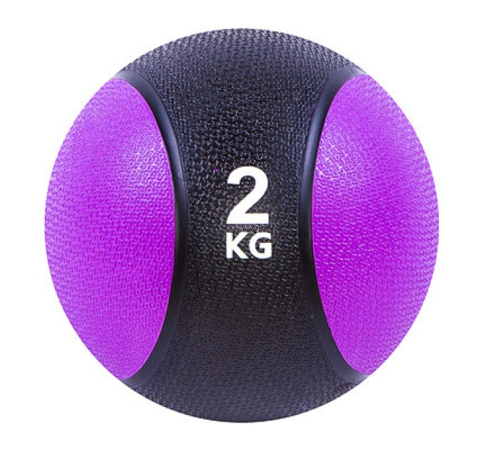 Медбол (медицинский мяч) для кроссфита резиновый 2кг Profi (MS 1502)