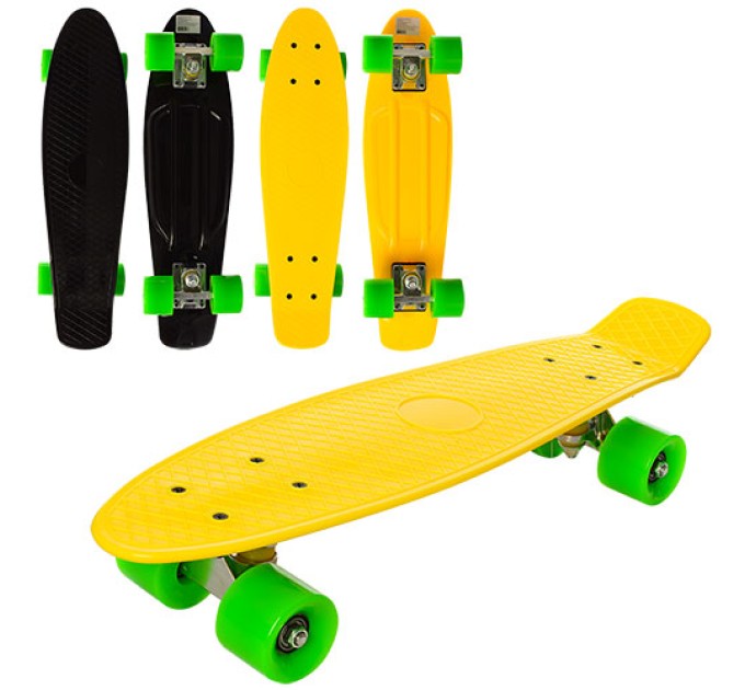 Скейт (скейтборд) детский пластиковый для трюков 56.5х15см Profi (MS 0848-6)