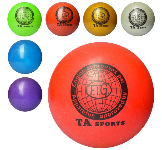 Фітбол (М'яч для фітнесу, гімнастичний) обтяжений 16-17см Profi (MS 1981)