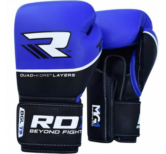 Боксерские перчатки RDX Quad Kore Blue