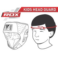 Боксерський шолом дитячий RDX Blue
