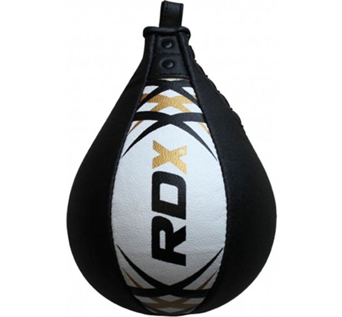 Пневмогруша боксерська RDX Leather без кріплення White/Black