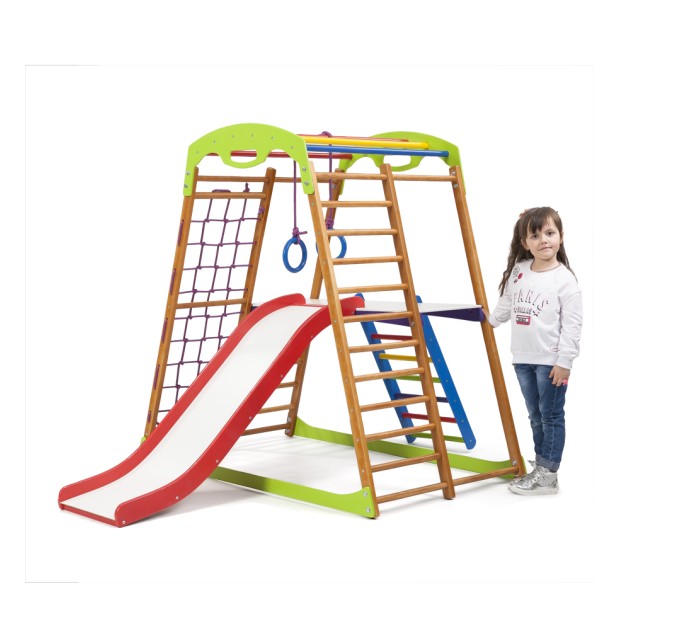 Дитячий спортивний комплекс 132х85х130см SportBaby (BabyWood Plus 2)