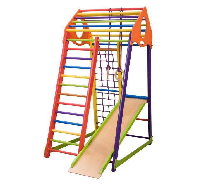 Детский спортивный комплекс 132х85х170см SportBaby (BambinoWood Color)