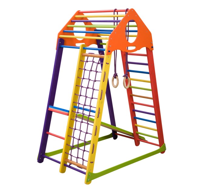Детский спортивный комплекс 132х85х170см SportBaby (BambinoWood Color)