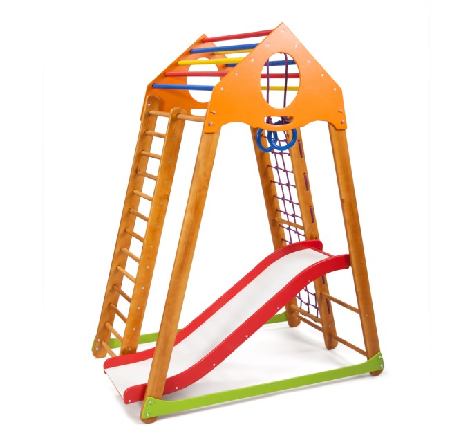Детский спортивный комплекс 132х85х170см SportBaby (BambinoWood Plus 1)