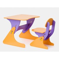 Набір дитячих меблів (1 стіл, 1 стілець) з регулюванням висоти SportBaby (KinderSt-1)