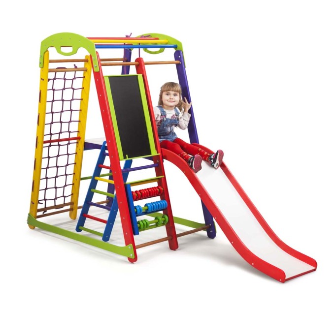 Детский спортивный комплекс 132х85х150см SportBaby (Кроха-1 Plus 3)