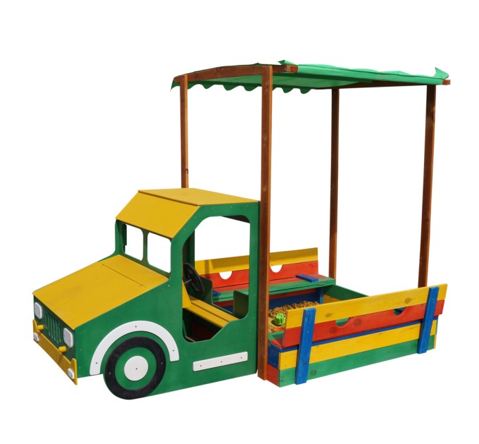 Дитяча пісочниця Вантажівка 2,6х1,45м SportBaby (Пісочниця-16)