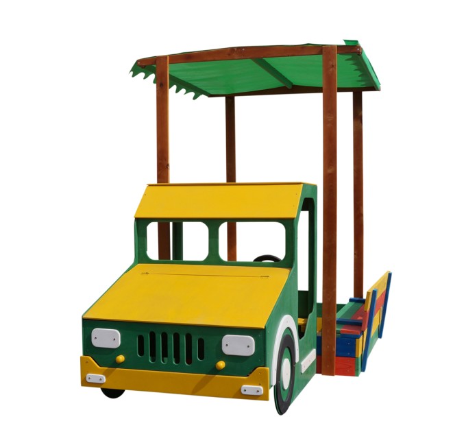 Дитяча пісочниця Вантажівка 2,6х1,45м SportBaby (Пісочниця-16)