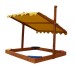 Детская песочница Sahara 1,45х1,45м с навесом SportBaby (Песочница-21)