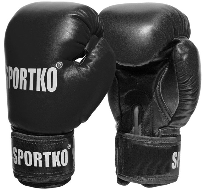 Боксерские перчатки из кожвинила Sportko 10 oz (ПД1)